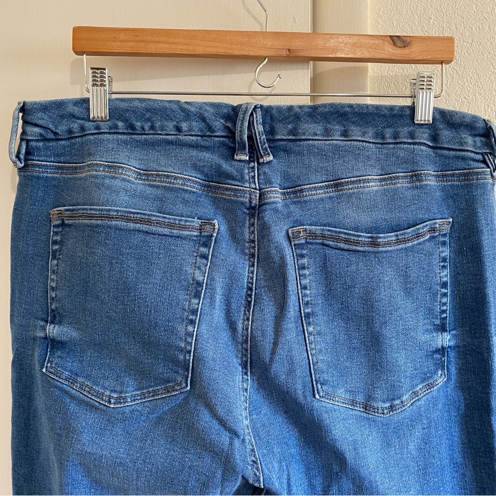 Good American Women's Good Flare Legs Jeans Size 20 High-waist Comfy Casual - Picture 4 of 11